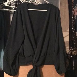 Fashion Nova wrap top 2X